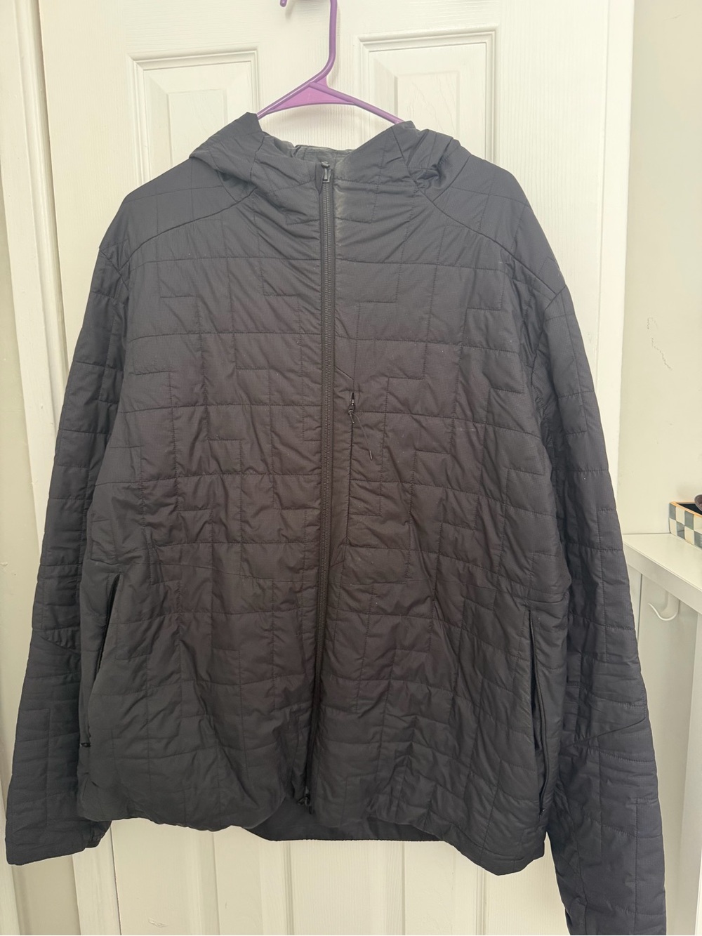 Lululemon Men's Hooded Quilted Jacket - Black